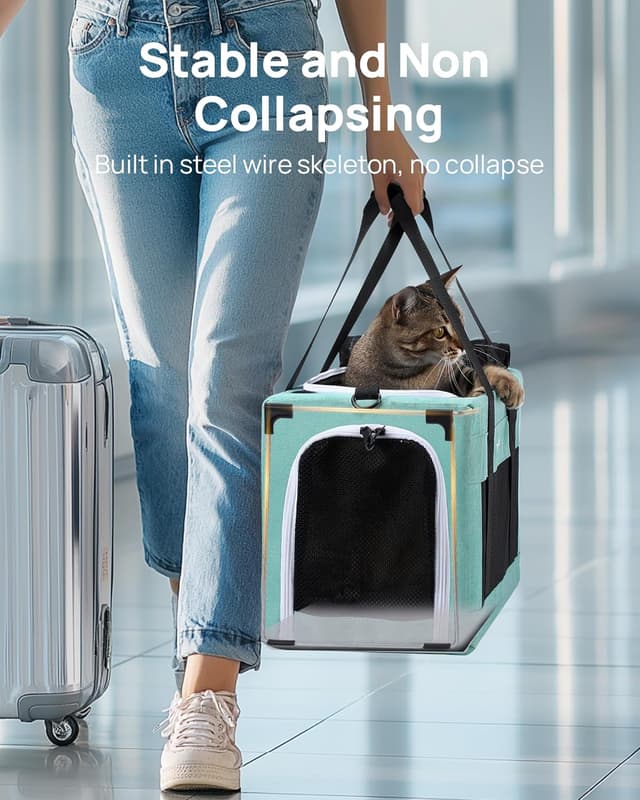 Detalle 2 de Pecute Sac de Transport pour Chat 44×30×23 cm