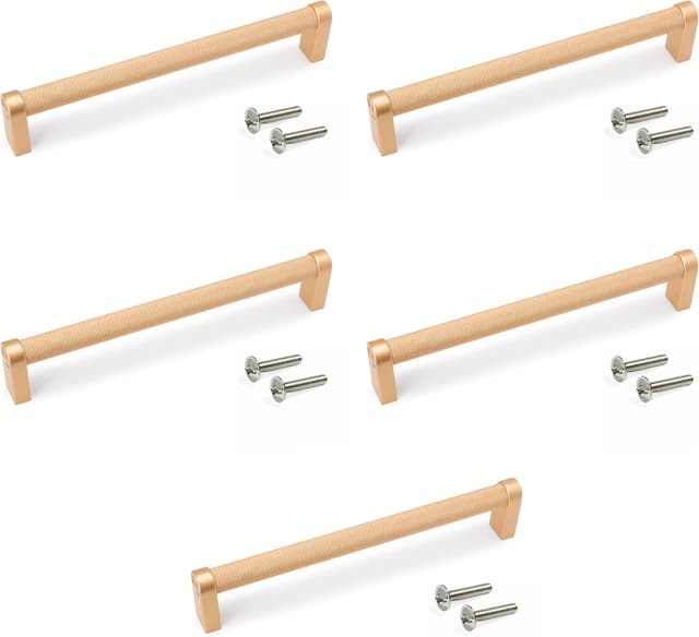 Thumbnail 6 de Emuca Möbelgriff-Set 5er Schwarz Aluminium 173 mm