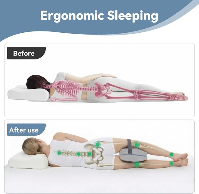 Thumbnail 2 de OTraki Coussin Genoux pour Dormir Ergonomique