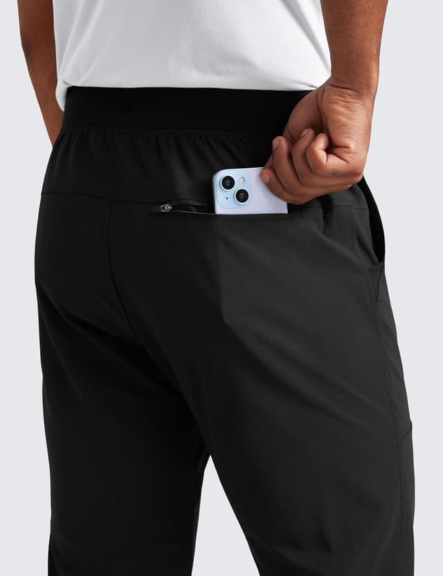 Detalle de CRZ YOGA Jogging da golf da uomo All Day Comfy con tasche e asciugatura rapida