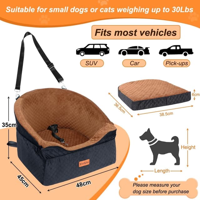 Detalle 2 de Vivifying Dog Car Seat 10 kg booster