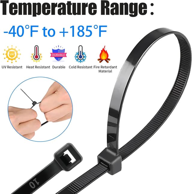 Thumbnail 2 de DUNSOO 1000 bridas plásticas 5 tamaños