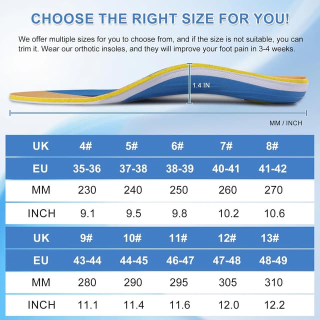 Thumbnail 6 de Footmaster Einlegesohlen für Fußgewölbestütze