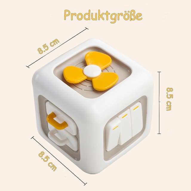 Detalle 1 de Loyzico Motorikwürfel 6-in-1 ab 1 Jahr
