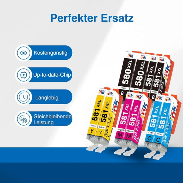 Thumbnail 1 de Starink PGI-580/CLI-581 XXL Druckerpatronen 6360 đź–¨