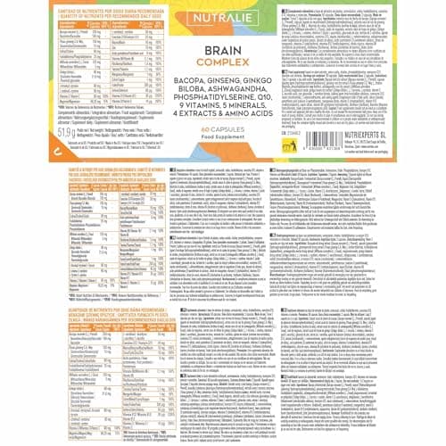 Thumbnail 5 de Brain Complex Nutralie - Mejora Memoria y Concentración 💊