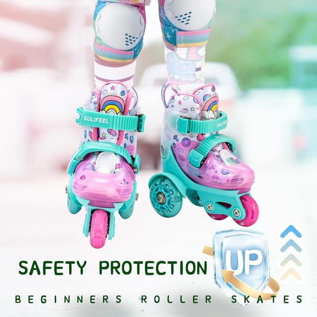 Thumbnail 4 de SULIFEEL Patines Roller infantiles ajustables 4 tallas