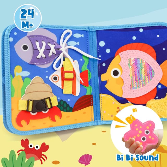 Thumbnail 4 de LZDMY Libro Montessori para Niños 1 2 3 Años