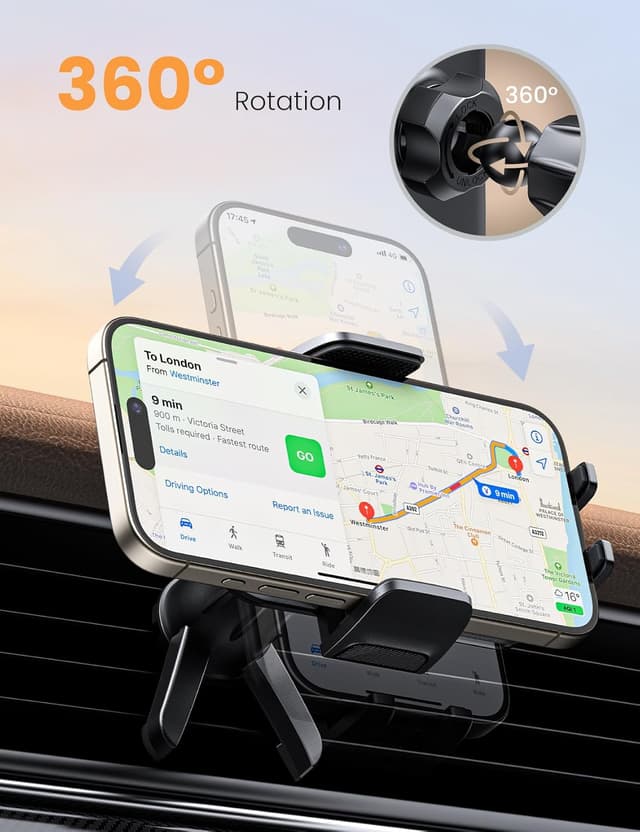 Thumbnail 5 de ANXRE Handyhalterung Auto Lüftung 360° Drehbar