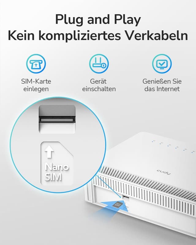 Thumbnail 3 de Cudy N300 4G LTE Router LT400E