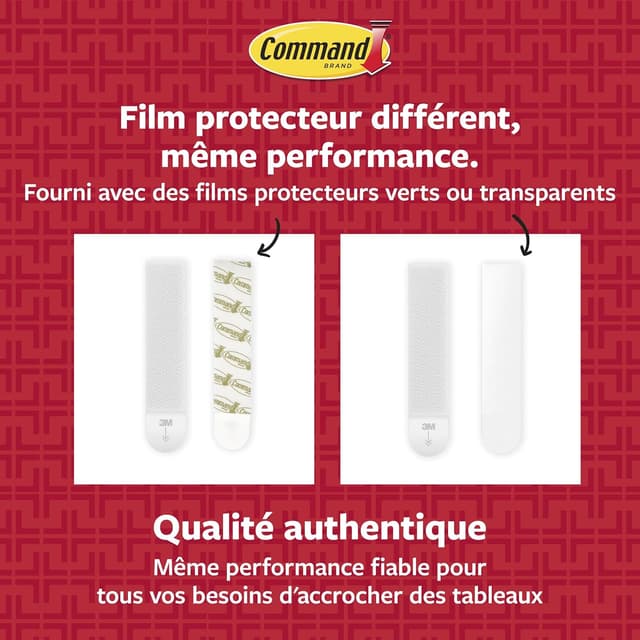 Thumbnail 6 de Command Languettes accroche-tableaux 36 pièces 🖼