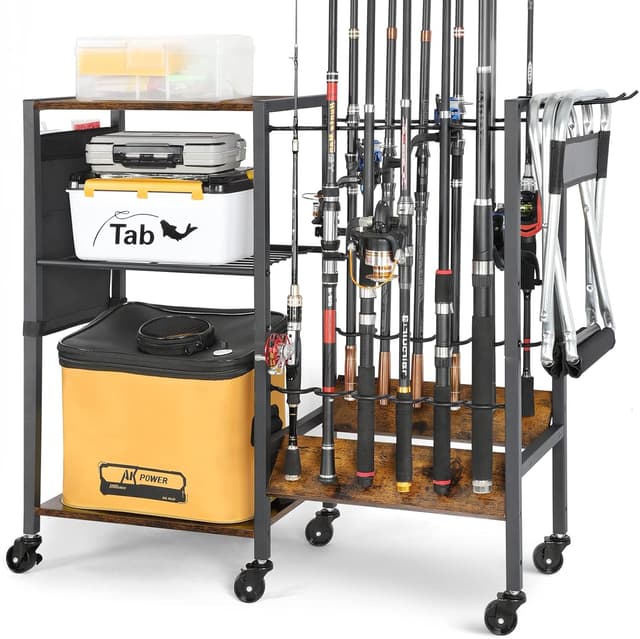 Detalle de Bikoney Supporto per Canna da Pesca 12 posti