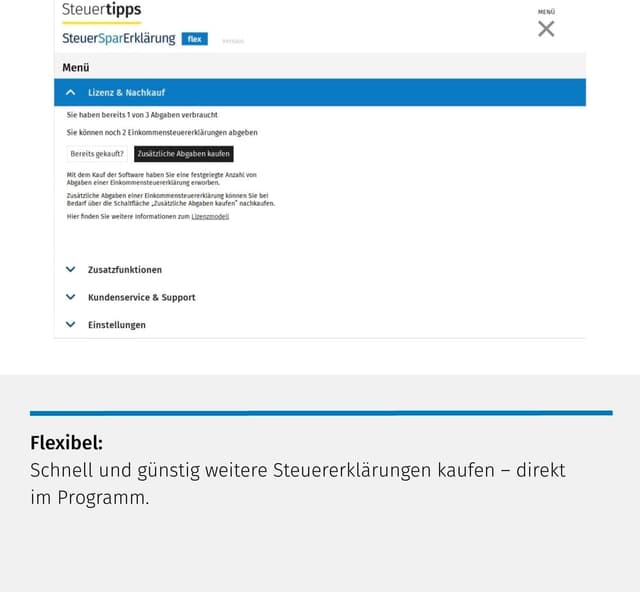 Thumbnail 5 de STEUERTIPPS SteuerSparErklärung Flex 2025 📄