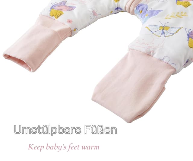 Detalle 2 de Baby Schlafsack mit Füßen 2,5 Tog 70 cm