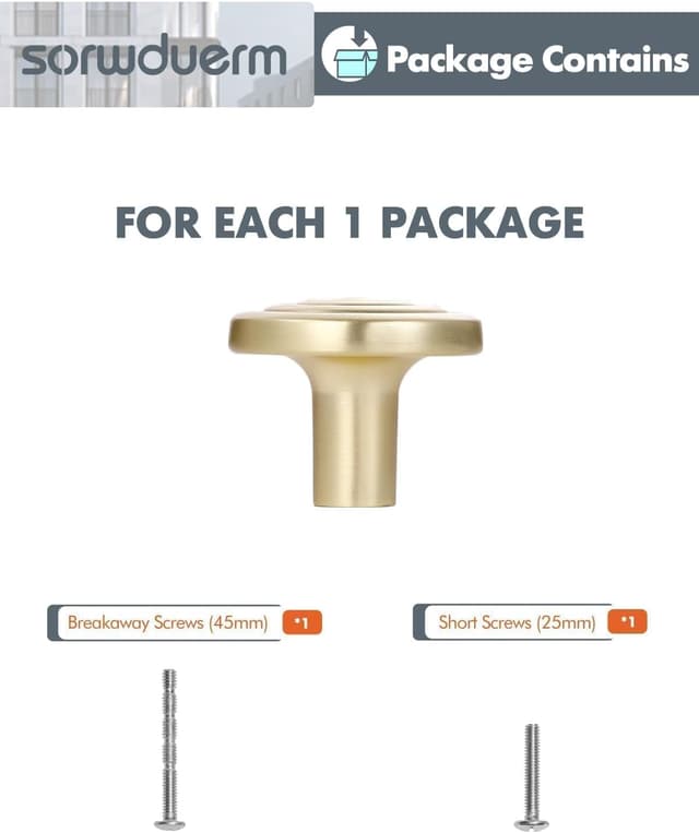 Thumbnail 5 de SORWDUERM Cabinet Knobs