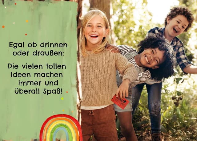 Detalle de Herzmeister Geschenk-Box ab 6 Jahren – 50 kreative kleine Kinderspiele