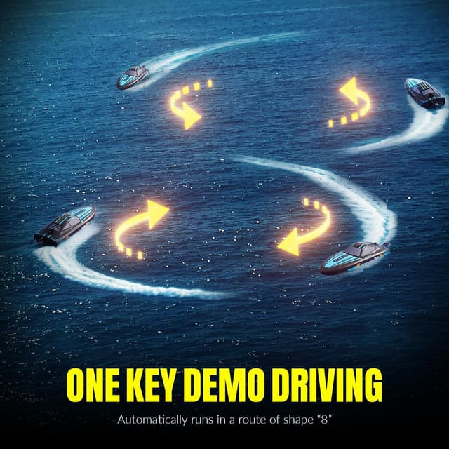 Detalle 2 de VOLANTEXRC RC Boat 2.4GHz with 2 Batteries