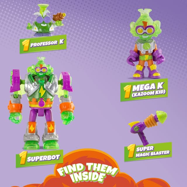 Detalle 1 de SUPERTHINGS Superbot Mega-K – Robot Articulado con Accesorios 🤖