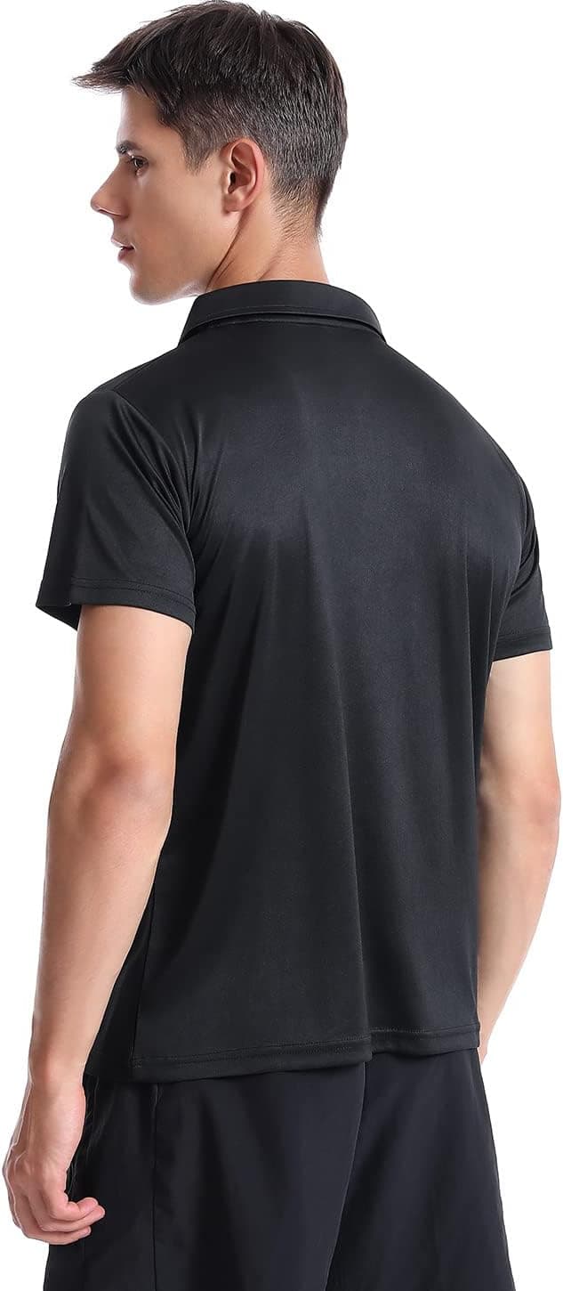 Detalle 2 de Star Vibe 3er Pack Polo Shirts für Herren – atmungsaktive Kurzarm-Polos aus Funktionsmaterial