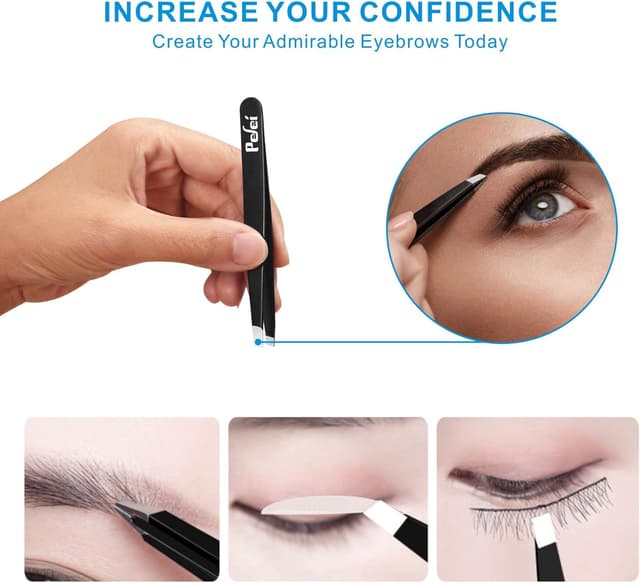 Detalle 2 de Pefei Tweezers Set Professional precision tweezers