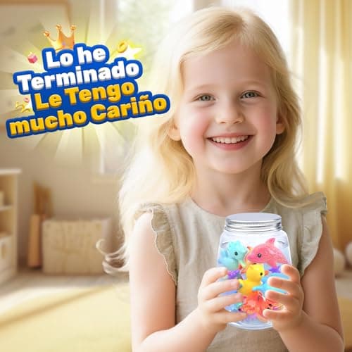 Detalle de Coodoo Aqua Gelz Set: kit DIY de gel de agua mágico con 10 colores y 8 moldes