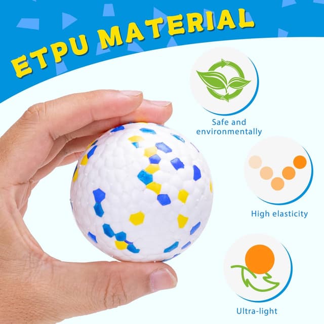 Detalle de Palle per cani Nobleza “Indistruttibili” a alto rimbalzo, set da 3 pezzi Ø 6,3 cm