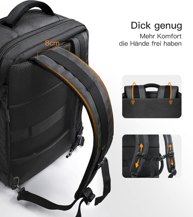 Thumbnail 5 de Inateck 40L Reiserucksack für 15,6-17 Zoll