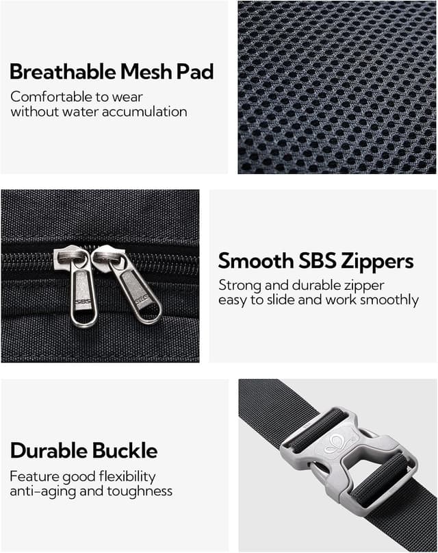 Detalle de Waterfly Bum Bag 5-pockets 17.5in waist pack