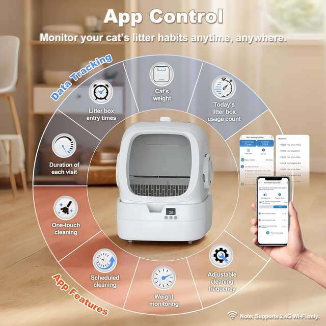 Thumbnail 2 de Mintakawa Automatic Cat Litter Box 35 dB 🐱