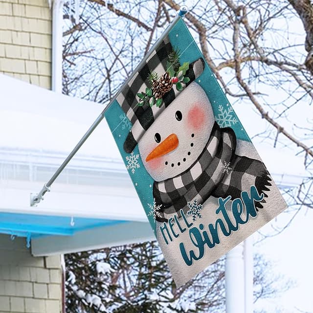 Thumbnail 5 de Covido Snowman Garden Flag 🏡