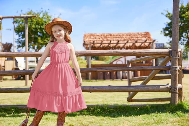 Thumbnail 3 de Robe d'été en dentelle pour fille 6Y 👗