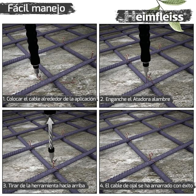 Thumbnail 5 de Heimfleiss atadora alambre 310 mm, set 1000 uds.