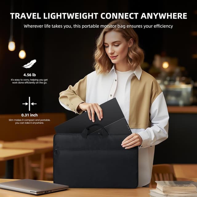 Thumbnail 6 de UPERFECT Portable Monitor 4K 23.8" QLED (UHD, 100% DCI-P3, 400 nits) with USB-C & HDMI