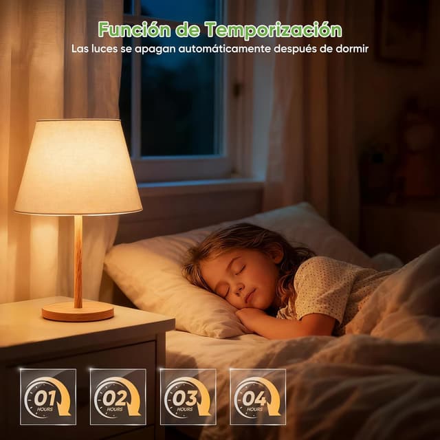 Detalle de Kimjo Bombilla LED E27 RGB Recargable con Control Remoto 💡 (4 Piezas)