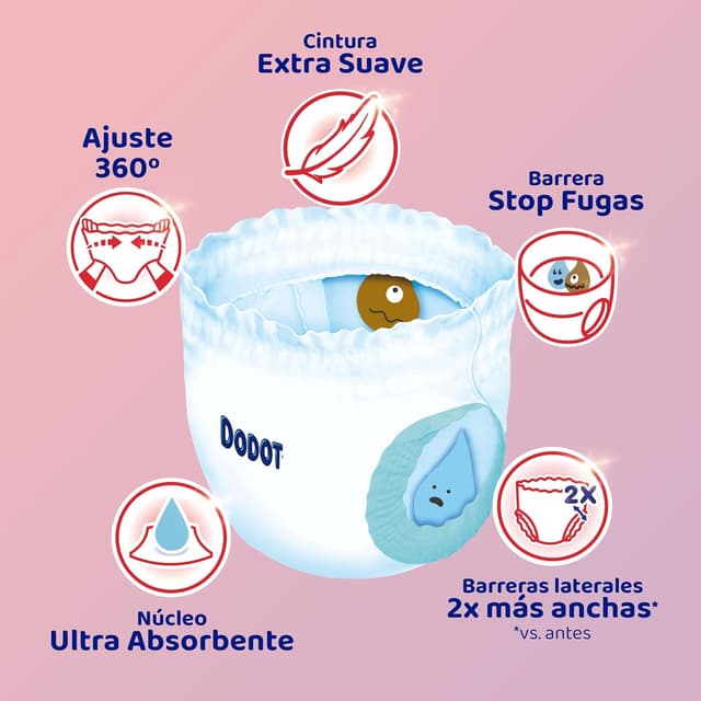 Thumbnail 2 de Dodot Activity Pants Talla 5, 76 Pañales para Niños 🚼