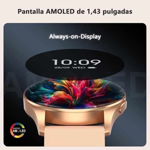 Detalle de Blackview Smartwatch Llamadas Bluetooth 1.43