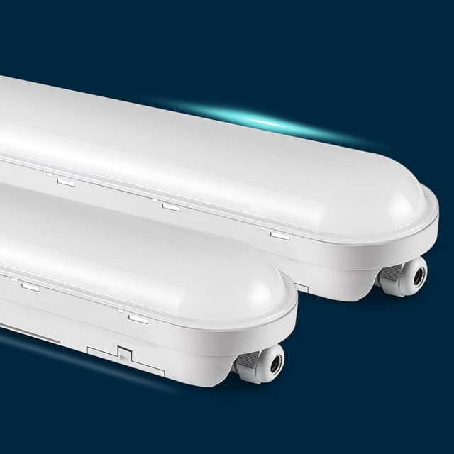 Detalle de buling LED-Feuchtraumleuchte 2er-Set 120 cm, 36 W, 4.500 lm, IP65, kaltweiß (6000 K), verknüpfbar