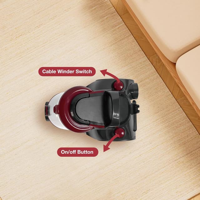 Detalle 2 de Akitas C10 bagless cylinder vacuum cleaner with 900W motor and 32cm horsehair parquet brush