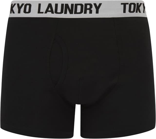 Detalle de Tokyo Laundry Men’s 5 Pack Gift Box Stretch Cotton Boxer Shorts Set