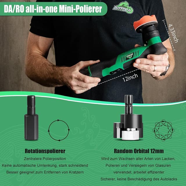 Thumbnail 2 de BATOCA S5 Akku Mini Poliermaschine 12V