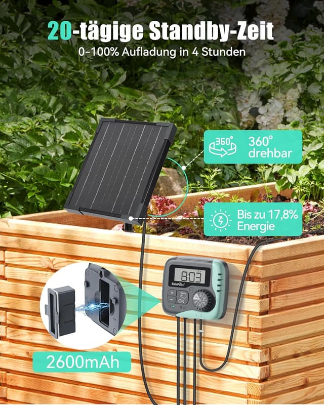 Thumbnail 5 de RAINPOINT Irrigazione Automatica Solare 45L/H