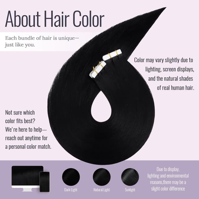 Detalle 2 de Extension capelli Fshine Remy 30 cm