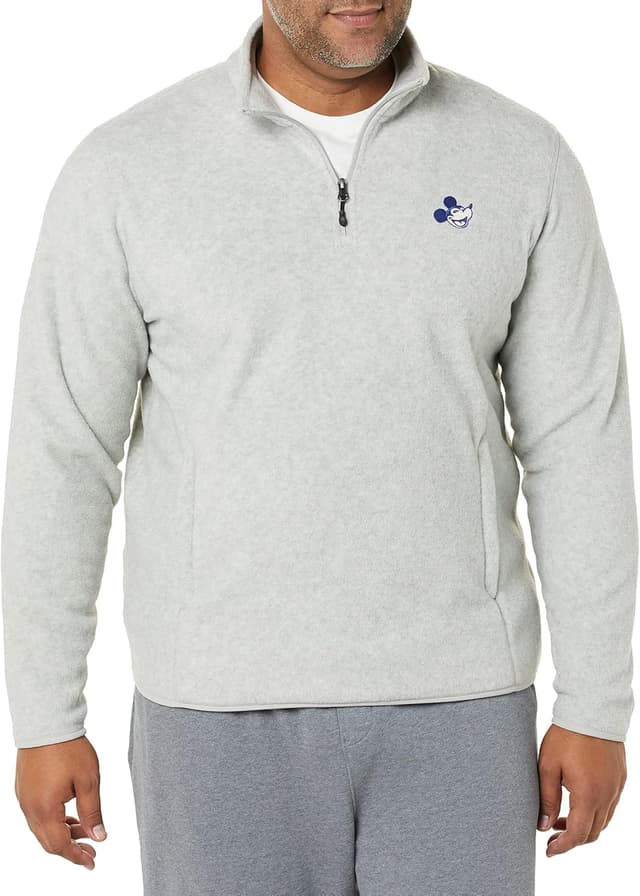Detalle de Men's polar fleece quarter-zip jacket