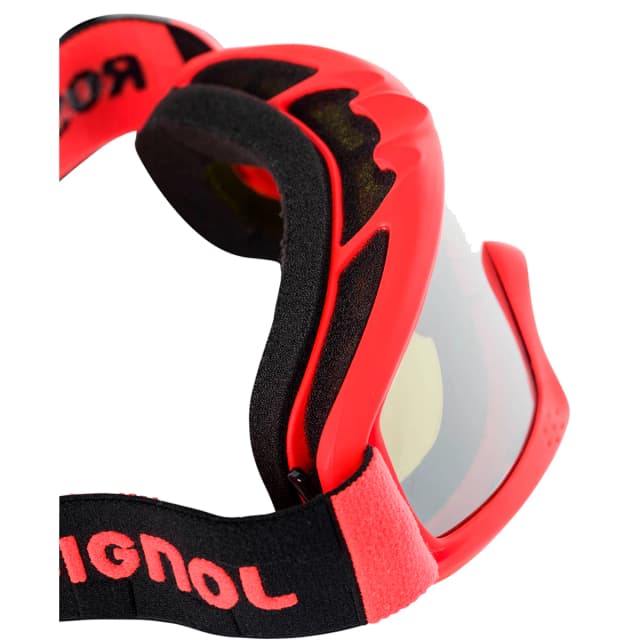 Detalle de Rossignol Raffish Hero máscara de esquí y snow infantil con lentes intercambiables (6 a 12 años) Hot Red