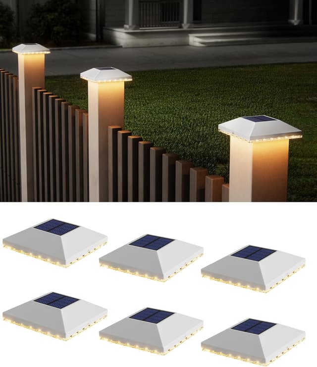 Detalle de JACKYLED Solar Pfostenkappe 7x7–10x10