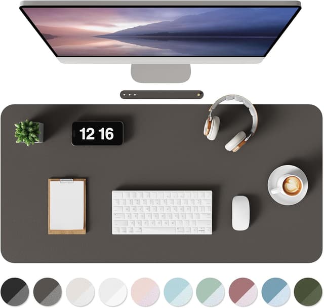 Detalle de MOLMO Non-Slip Desk Mat (Waterproof) – Dark Grey, 60 x 35 cm