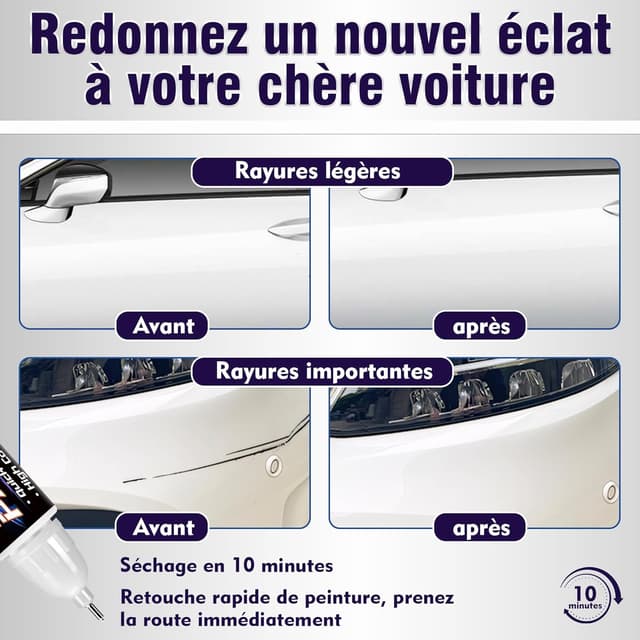 Detalle de Stylo de retouche peinture auto 2 en 1
