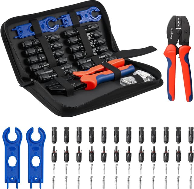 Imagen de BougeRV Solar Crimper Tool Kit 12 Pairs 🔧📦📈📐 en OfertitasTOP