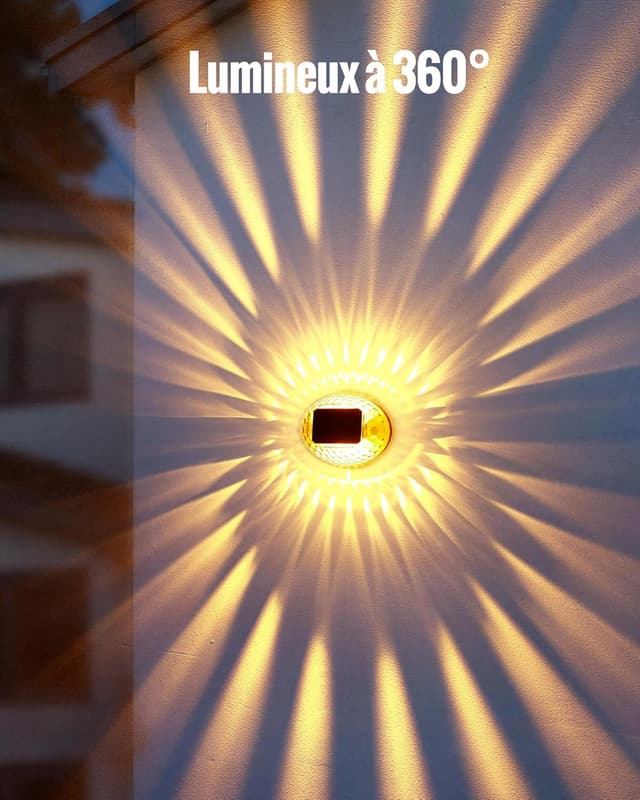 Thumbnail 1 de AGPTEK Lampes Solaires Coquille 360°
