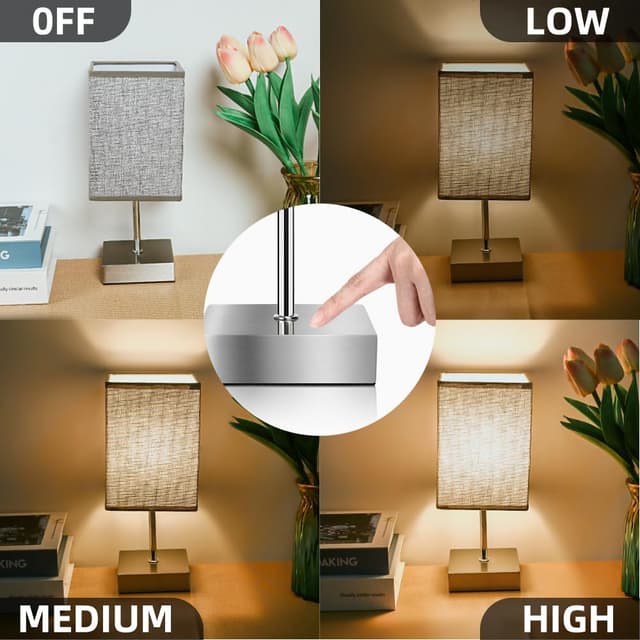 Detalle 2 de Totofac Touch Control Table Lamp, 3 way